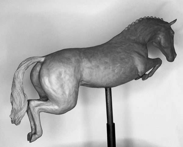 Jumping Horse 2019 Bronze Sculpture - Image 9