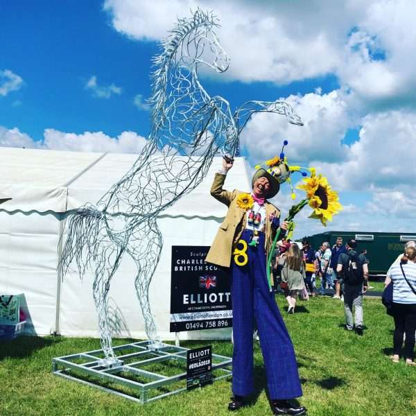 Rearing Horse Sculpture - Prancing Stallion - Image 6