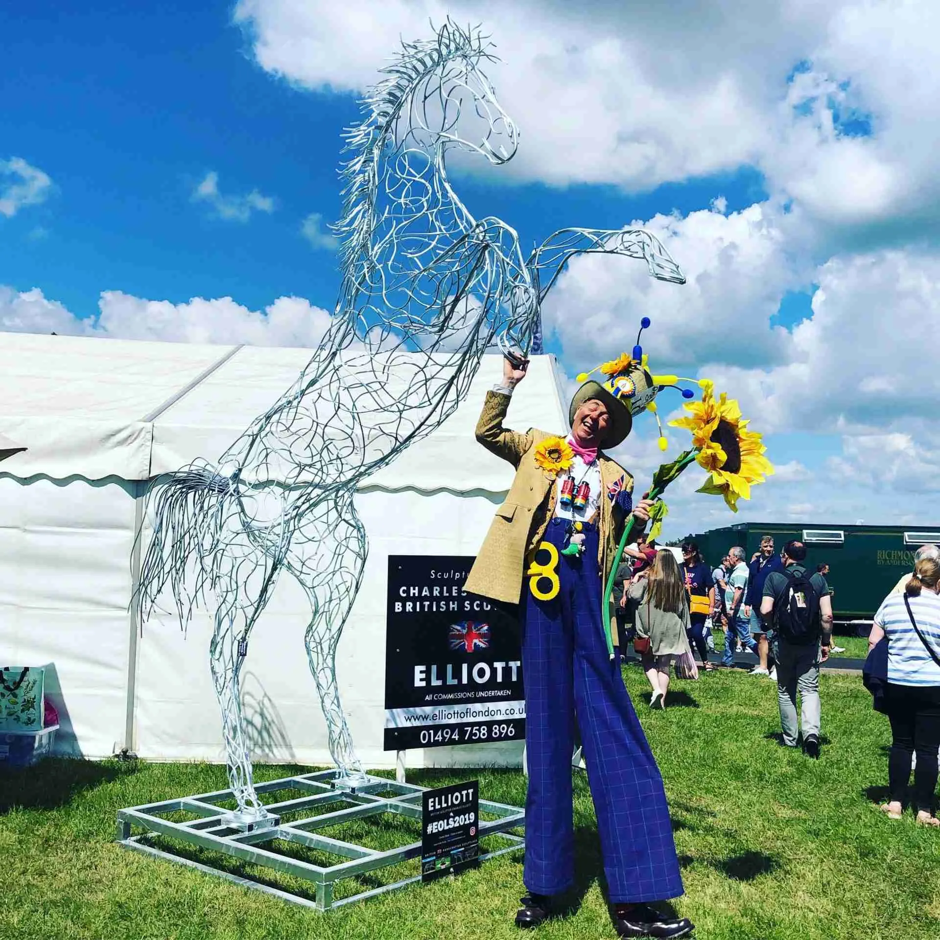 Rearing Horse Sculpture - Prancing Stallion - Image 6