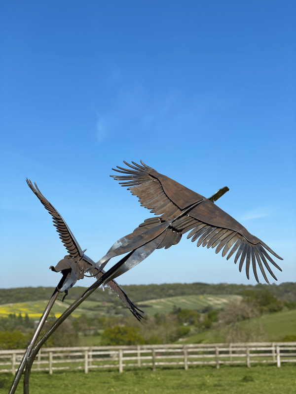 Life Size Brace of Pheasants Sculpture - Image 7