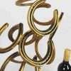 Horseshoe Wine Rack - 6 Bottle - Gold & Black - Image 2