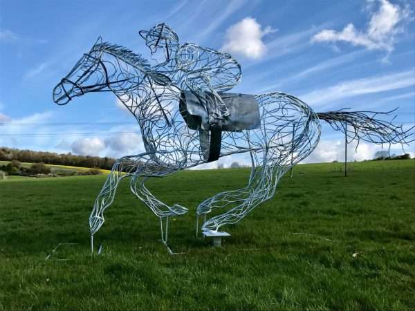 Race Horse Sculpture - Injured Jockey Charity - Image 6