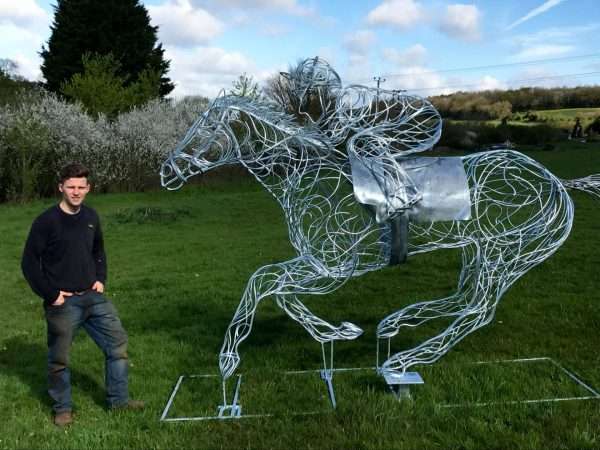 Race Horse Sculpture - Injured Jockey Charity - Image 5