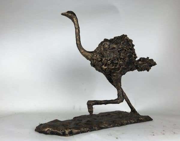 Ostrich Bronze Sculpture - Image 2