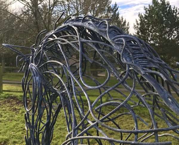 Dressage Horse Sculpture - Image 8