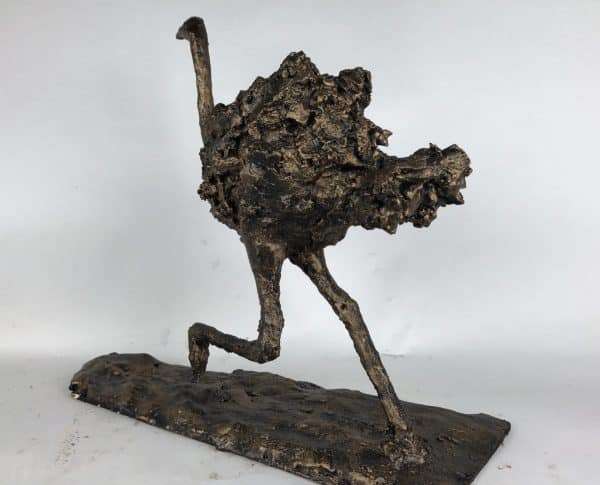 Ostrich Bronze Sculpture - Image 3