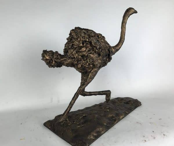 Ostrich Bronze Sculpture - Image 4