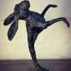 Boxing Hare 2018 Bronze Sculpture - Image 7