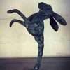 Boxing Hare 2018 Bronze Sculpture - Image 6
