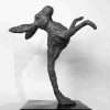 Boxing Hare 2018 Bronze Sculpture - Image 5