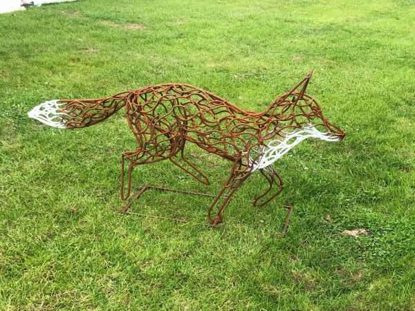 Running Fox Sculpture - Image 2