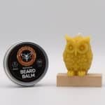 Beard Balm & Owl Candle Gift Set