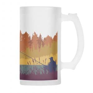 Autumn Coarse Fishing Beer Stein from Mustard and Gray