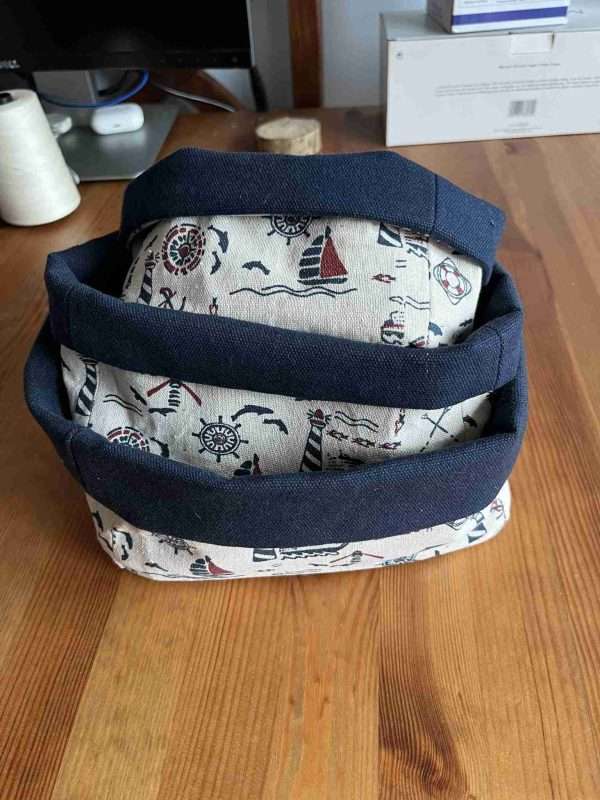 Handmade Fabric Storage Baskets