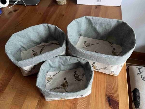 Handmade Fabric Storage Baskets - Image 7