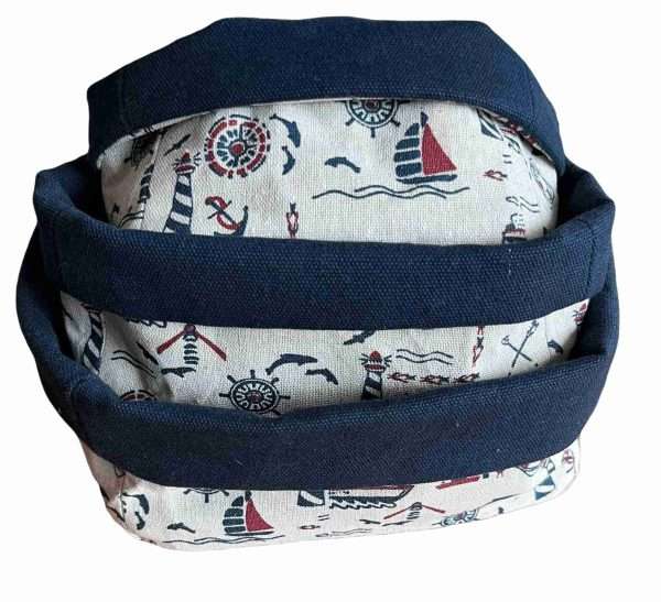 Handmade Fabric Storage Baskets - Image 4