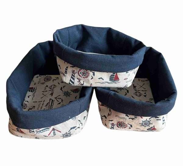 Handmade Fabric Storage Baskets - Image 3