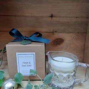 SALE *******Sage and Sea Salt Fragrance - Small Jug Candle