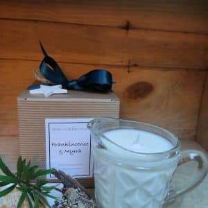 SALE............Frankincense and Myrrh Fragrance Small Jug Candle