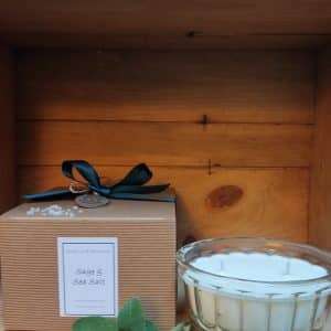 SALE********Sage and Sea Salt Fragrance -Jelly Mould Candle