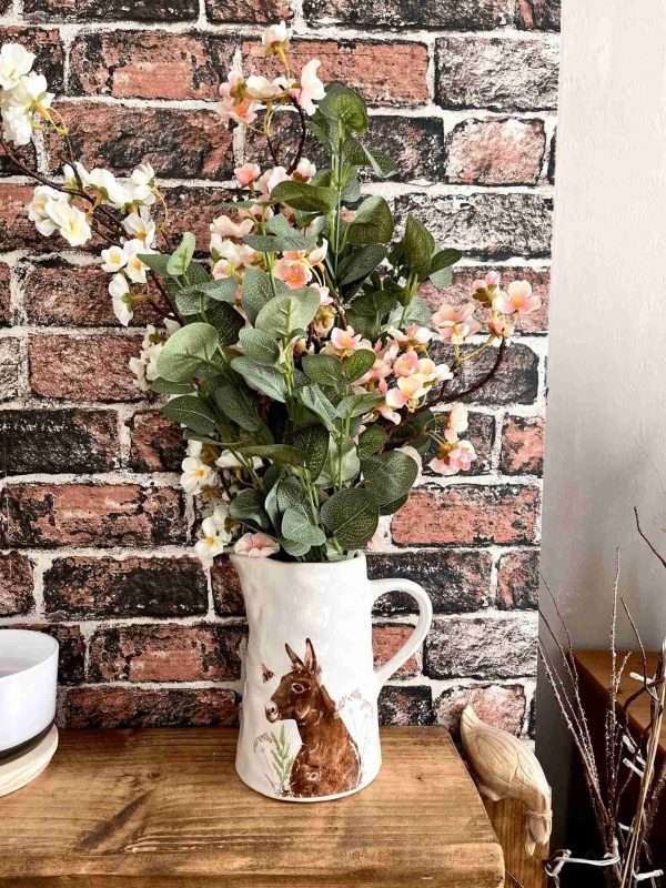Ceramic Donkey Vase