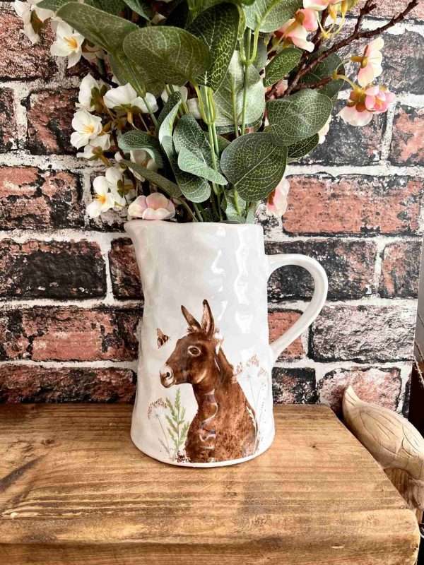 Ceramic Donkey Vase