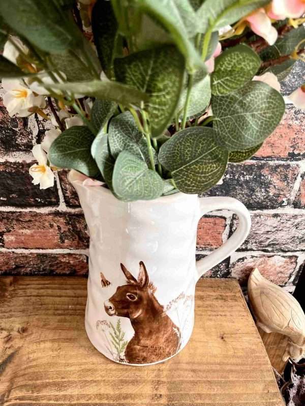 Ceramic Donkey Vase