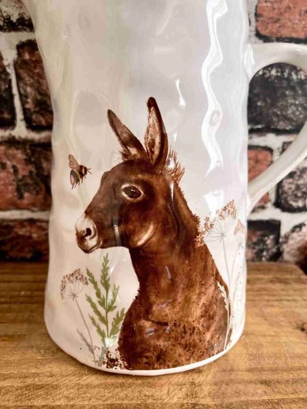 Ceramic Donkey Vase