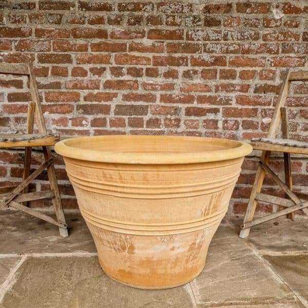 Low Wide Cretan Terracotta Planters