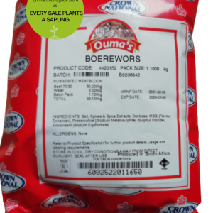 Ouma's Boerewors Spice - 1.1kg