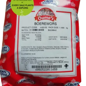 Ouma's Boerewors Spice - 1.1kg