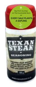 Texan Steak shaker <strong><u>Description: </u></strong> •Legendary steak seasoning with a sweet and slightly aromatic flavour. •Perfect for steaks and meat on the grill!