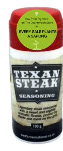 Crown National - Texan Steak Seasoning 100g Shaker 1 Texan Steak shaker <strong><u>Description: </u></strong> •Legendary steak seasoning with a sweet and slightly aromatic flavour. •Perfect for steaks and meat on the grill!