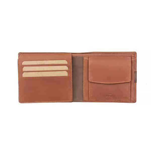 Wombat English Hide Leather Wallet Tan/Brown - Image 2