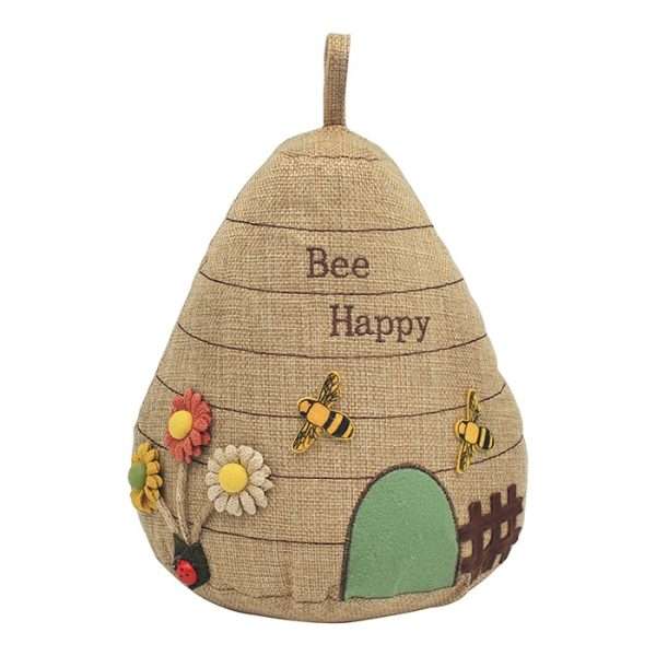 Bee Happy Doorstop Brown <h1>Bee Happy Doorstop Brown</h1>