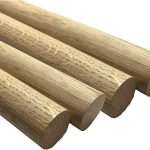 Oak dowel 20mm x300mm length pack of 5