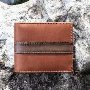 Wombat English Hide Leather Wallet Tan/Brown