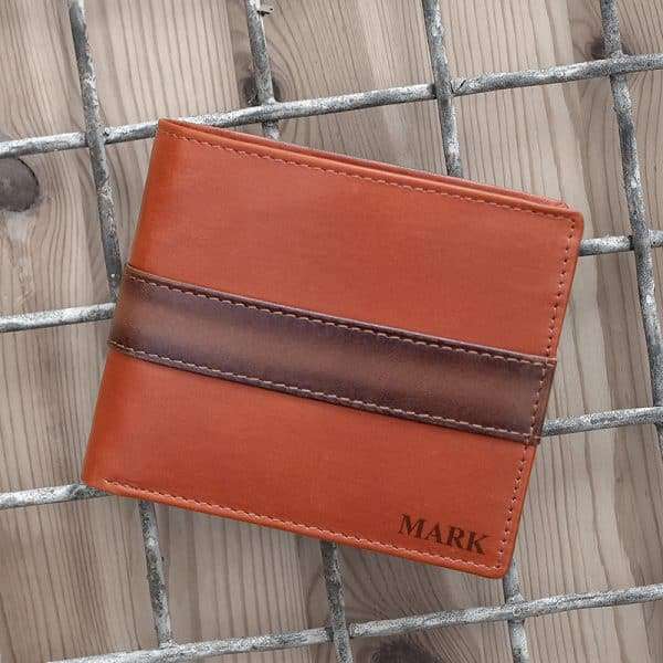 Wombat English Hide Leather Wallet Tan/Brown - Image 7