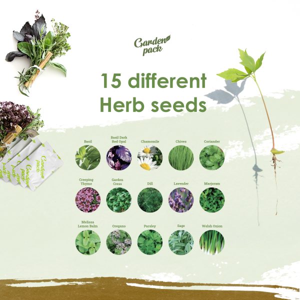 15 Herbs scaled <strong>What's included:</strong> <ul> <li>65 different vegetable plants, 15 types of herb plants and 20 varieties of flowers, you’ll receive over 45,000 seeds in total!</li> <li>Packaged in a deluxe wooden box;</li> <li>Gardening gloves and claws;</li> <li>Easy to follow growing guide;</li> </ul> <strong>OUR BEST VALUE GARDENING KIT</strong> to save money, reduce your carbon footprint & celebrate the natural powers of plants with your own vegetable plants & seeds.  