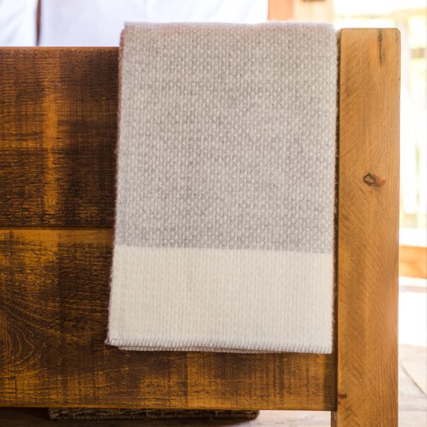crossweave cream throw 3