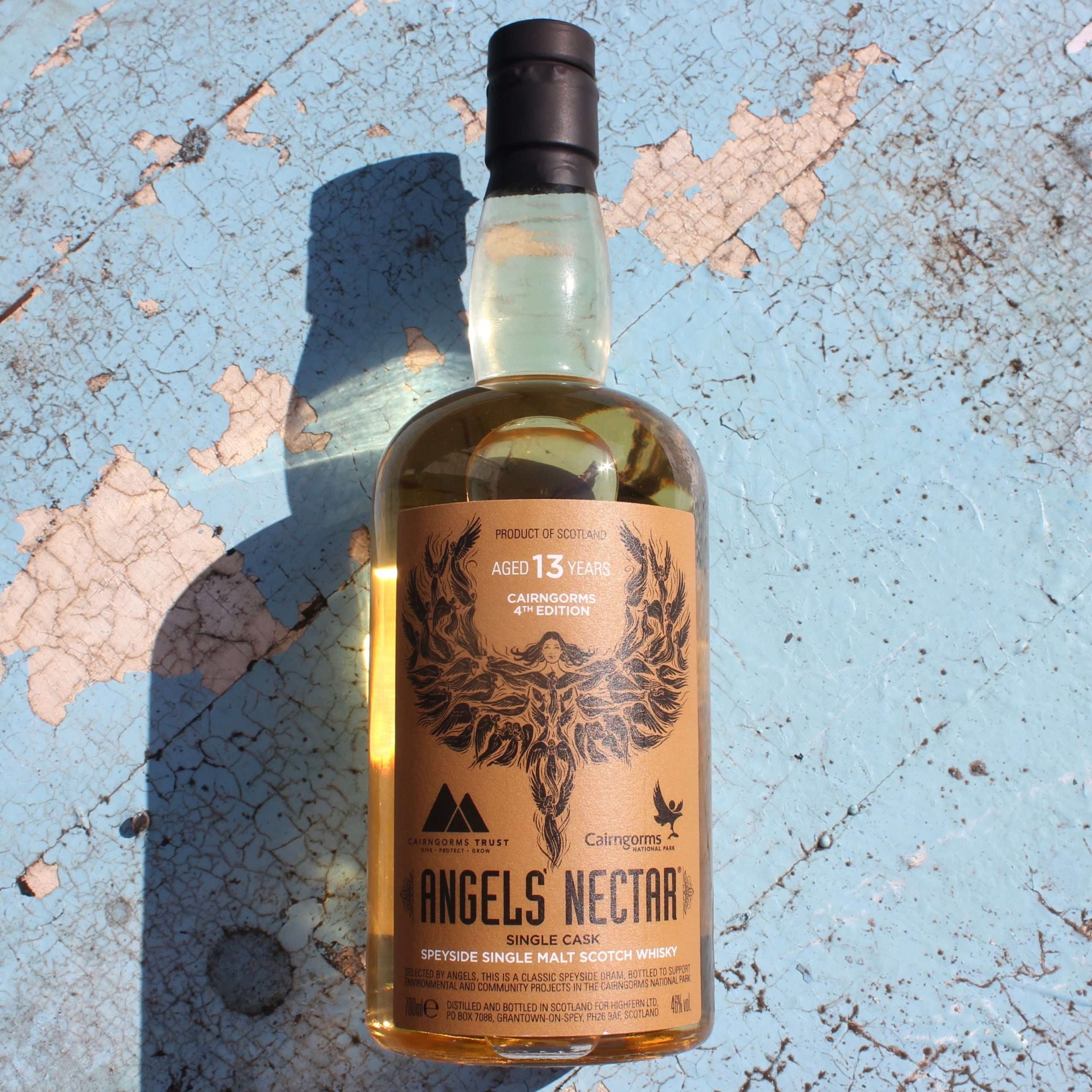 bottle of Angels' Nectar Cairngorms 4th Edition Scotch Whisky