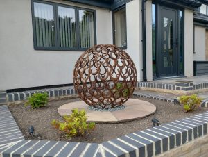 89cm Horseshoe Sphere JG Sculpture