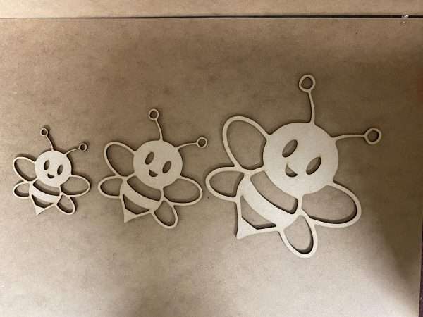 Wooden Decorative Bees - Image 2