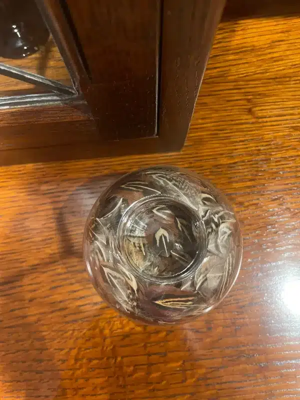 Large Feather Tea Light Holder - Pheasant Candle Holder - Image 2