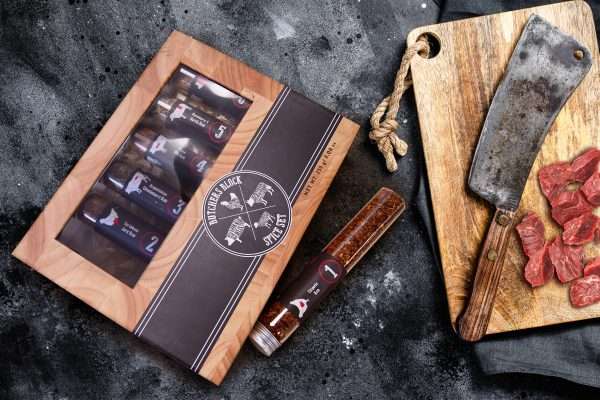 Butchers Block | 6 XL Glass Tubes Spice Gift Set | Meat-Eaters Treat - Image 5