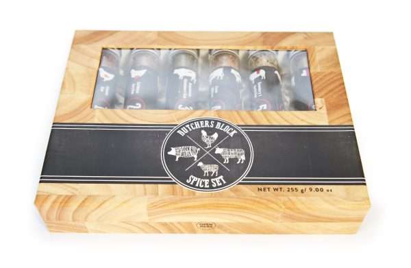 Butchers Block | 6 XL Glass Tubes Spice Gift Set | Meat-Eaters Treat - Image 3