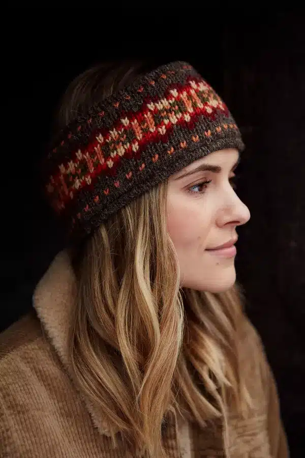 moray headband1 <p style="text-align: center"><span style="font-size: 18pt"><strong>Fair Isle - Moray Pattern Headband.</strong></span></p> <p style="text-align: center">A striking fair isle pattern - Moray - with earthy colours. Women's knitted wool headband  with fleece lining. Traditional, warm and earthy fair isle patterns.</p> <p style="text-align: center">100% Wool Fleece lined around the forehead for comfort Hand knitted</p> <p style="text-align: center">Colours and patterns may vary slightly due to the handmade nature of this product.</p> <div class="row"> <div id="item_price" class="col-sm-12"> <p style="text-align: center">No two items are exactly the same!</p> <p style="text-align: center"> Bobble Hat and handwarmer available in this pattern.</p> <p style="text-align: center">All colours are represented as closely as possible, we cannot guarantee 100% accuracy.</p> <h1 style="text-align: center"><strong>FREE P&P</strong></h1> </div> </div>