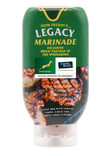 sauce legacy removebg preview <span style="text-decoration: underline"><strong>Oom Freddy's Legacy Marinade 500ml</strong></span> Classic BBQ marinade with subtle notes of smoke, garlic, tomato and ginger.