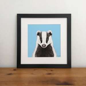 Badger Illustration art print