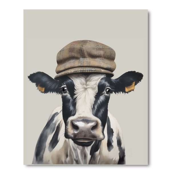 Barnaby Cow Country Art Print